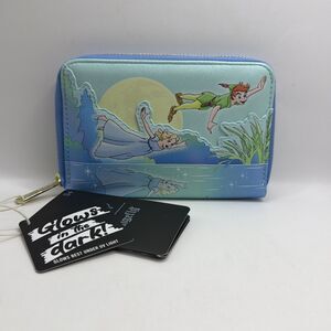 Loungefly Disney Peter Pan Wendy Tinkerbell You Can Fly Glow  Zip Around Wallet